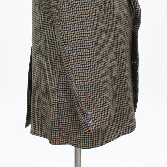 Orvis 42L Beige Check 2-Button Sport Coat Blazer Jacket B230 - Picture 8 of 11